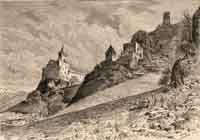 Trostburg im Eisack-ThaleNach der >Natur gezeichnet von J.J. Kirchner 1879